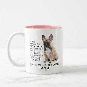 Caneca De Café Em Dois Tons Frenchie Mãe Mug