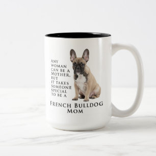 Caneca De Café Em Dois Tons Frenchie Mãe Mug