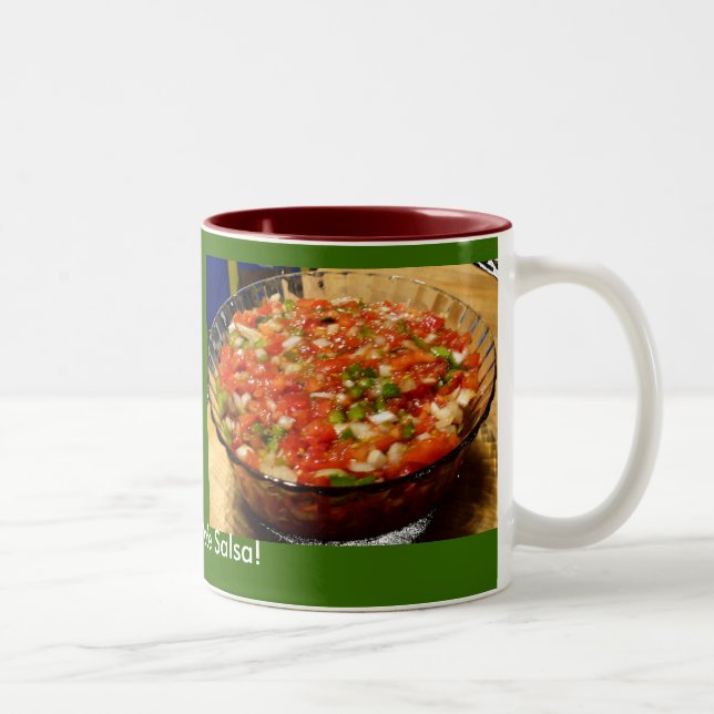 Caneca De Café Em Dois Tons Freshly Made Salsa (Direita)