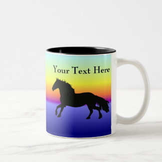 Caneca De Café Em Dois Tons Frésia Silhouette Mug