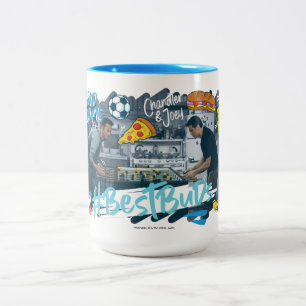 Caneca De Café Em Dois Tons FRIENDS™ Chandler & Joey - Melhores Amigos