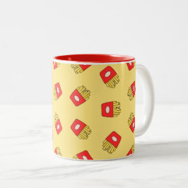 Caneca De Café Em Dois Tons Fries