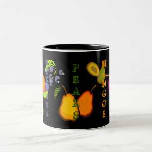 Caneca De Café Em Dois Tons Frio em Fruta (pera)