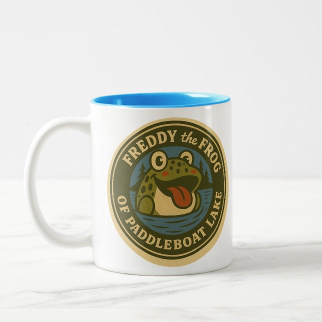Caneca De Café Em Dois Tons Frog Mug-  (Esquerda)