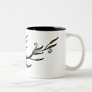Caneca De Café Em Dois Tons Frondoso