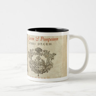 Caneca De Café Em Dois Tons Frontispiece 'a Pharsalia