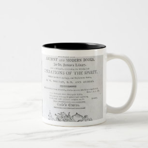 Caneca De Café Em Dois Tons Frontispiece e Titlepage 'a um conto da