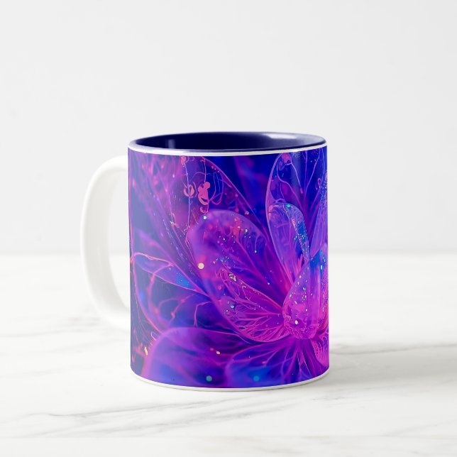 Caneca De Café Em Dois Tons Frosted Glass Bloom (Frente Esquerda)