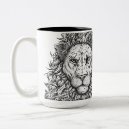 Caneca De Café Em Dois Tons FrostLion