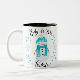 Caneca De Café Em Dois Tons Frosty sips