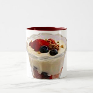 Caneca De Café Em Dois Tons Fruity Italiana Sundae