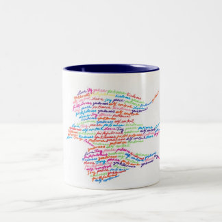 Caneca De Café Em Dois Tons Fruta do espírito