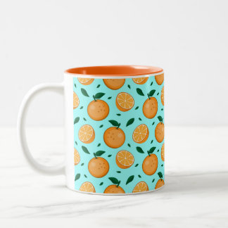 Caneca De Café Em Dois Tons Fruta laranja