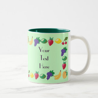 Caneca De Café Em Dois Tons Fruta Medley Mug