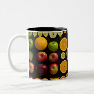 Caneca De Café Em Dois Tons Frutífera