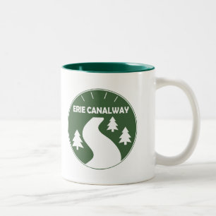 Caneca De Café Em Dois Tons Fuga de Erie Canalway