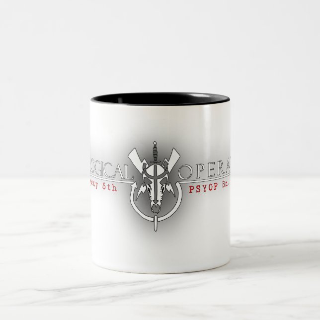 Caneca De Café Em Dois Tons Fulgor escuro de A5POB Kaffee Kup (Centro)