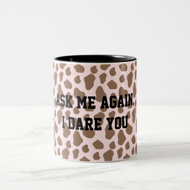Caneca De Café Em Dois Tons Fun Sarcastic quote for teachers (Centro)