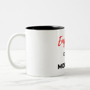 Caneca De Café Em Dois Tons Funcionário Do Momento 2