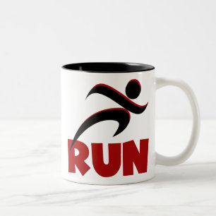 Caneca De Café Em Dois Tons FUNCIONE o vermelho