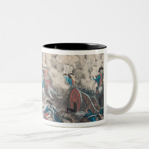 Caneca De Café Em Dois Tons Fundação da república, o 10 de agosto de 1792
