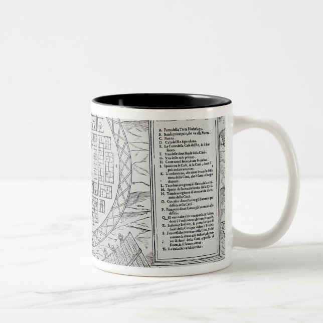 Caneca De Café Em Dois Tons Fundação de Hochelaga (Direita)