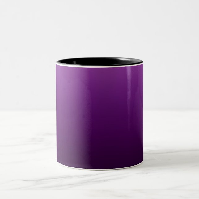 Caneca De Café Em Dois Tons Fundo do Wallpaper Purple (Centro)