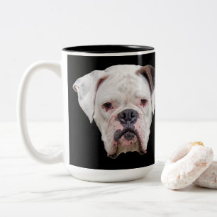 Caneca De Café Em Dois Tons Funky Face Boxer