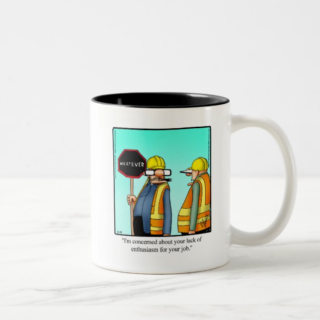 Caneca De Café Em Dois Tons Funny Department Of Transportation Humor Mug (Direita)