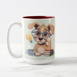 Caneca De Café Em Dois Tons Funny Dog Desk Mug