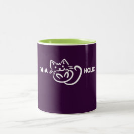 Caneca De Café Em Dois Tons Funny: I'm a catholic. Cat lover