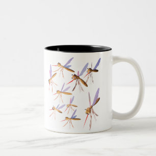 Caneca De Café Em Dois Tons Funny Mosquitoes