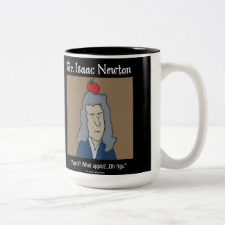 Caneca De Café Em Dois Tons Funny Newton Mug