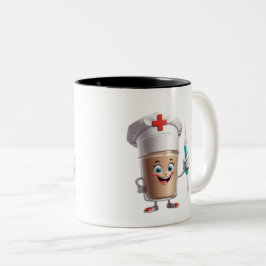 Caneca De Café Em Dois Tons Funny Nurse Coffee Mug