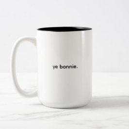 Caneca De Café Em Dois Tons Funny Simple Scottish Mug