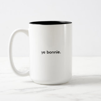 Caneca De Café Em Dois Tons Funny Simple Scottish Mug