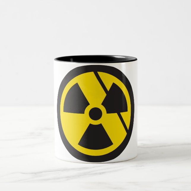 Caneca De Café Em Dois Tons Fúria Nuclear (Centro)