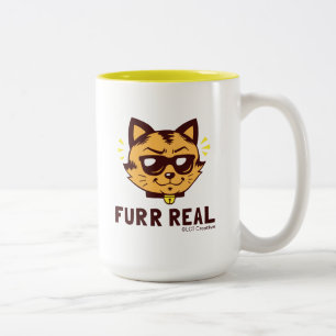 Caneca De Café Em Dois Tons Furr Real