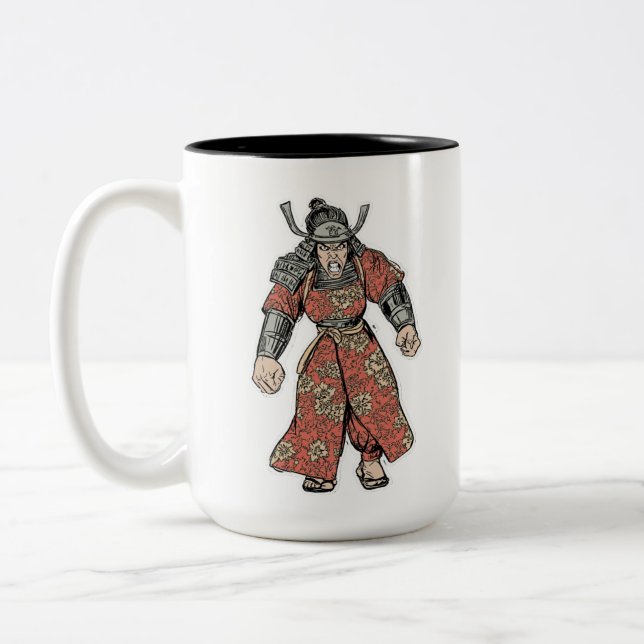 Caneca De Café Em Dois Tons Fury em Kimono (Esquerda)
