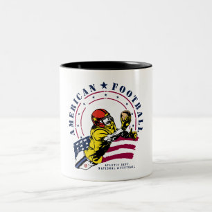 CANECA DE CAFÉ EM DOIS TONS FUTEBOL AMERICANO