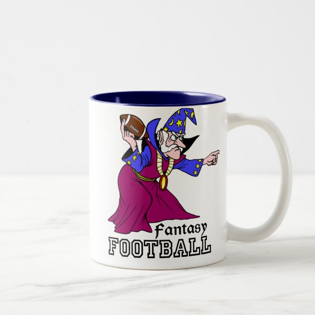 Caneca De Café Em Dois Tons Futebol da fantasia (Direita)