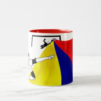 Caneca De Café Em Dois Tons Futebol (futebol)