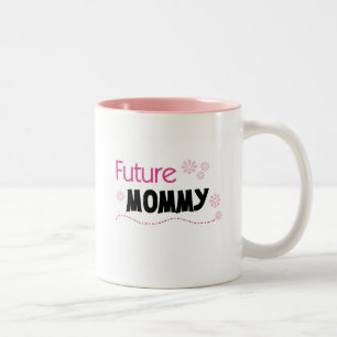 Caneca De Café Em Dois Tons Futuras Mamães e presentes