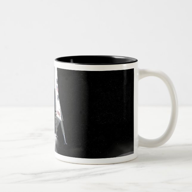 Caneca De Café Em Dois Tons Futuras missões de exploração espacial 12 (Direita)
