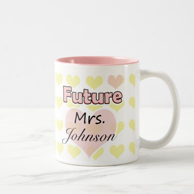Caneca De Café Em Dois Tons Future Mrs. (Direita)