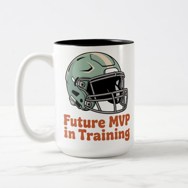 Caneca De Café Em Dois Tons Future MVP In Training (Esquerda)