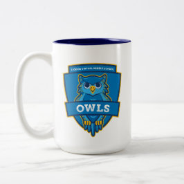 Caneca De Café Em Dois Tons FVMS School Mug (Marinho)