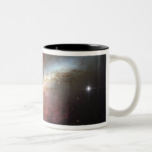 Caneca De Café Em Dois Tons Galáxia de Starburst, 82 mais messier
