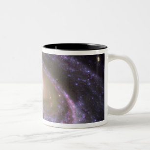 Caneca De Café Em Dois Tons Galáxia espiral 81 mais messier