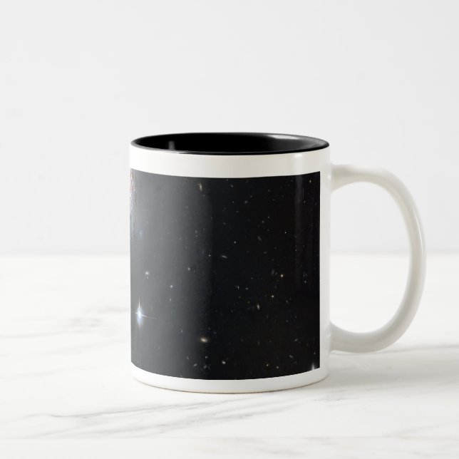 Caneca De Café Em Dois Tons Galáxia espiral NGC 4911 (Direita)
